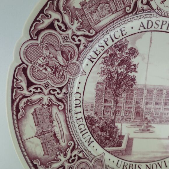 Wedgewood Mulberry Plate College Of The City Of New York The Gymnasium - Picture 5 of 9
